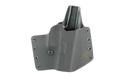 BlackPoint Tactical Standard OWB Holster, Fits Glock 19/23/32, Right Hand, Black Kydex, with 1.75" Belt Loops, 15 Degree Cant 100101