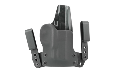 BlackPoint Tactical Mini Wing IWB Holster, Fits S&W M&P Shield, Right Hand, Black Kydex, 15 Degree Cant 101701