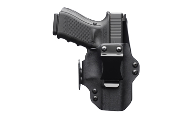 BlackPoint Tactical Dual Point AIWB Holster, Appendix Inside the Waist Band, For Glock 19/23/32,  Includes 1.75" OWB Loops to Convert to Low Profile OWB, Black Finish 104866