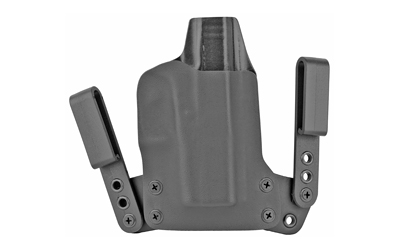 BlackPoint Tactical Mini Wing IWB Holster, Fits Glock 43X, Right Hand, Black Kydex, 15 Degree Cant 115947