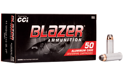 Blazer Ammunition Blazer, 44MAG, 240 Grain, Jacketed Hollow Point, 50 Round Box 3564
