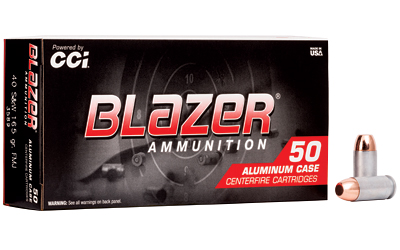 Blazer Ammunition Blazer, 40 S&W, 165 Grain, Full Metal Jacket, 50 Round Box 3589