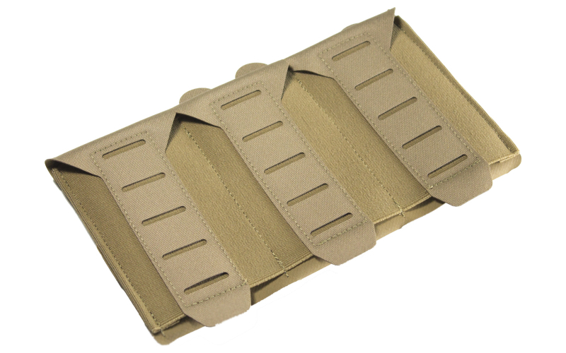 Blue Force Gear 10 Speed, Triple Magazine Pouch, Helium Whisper Attachment, Fits (3) AR-15 Magazine, Elastic Construction, Coyote Brown HW-TSP-M4-3-SB-CB