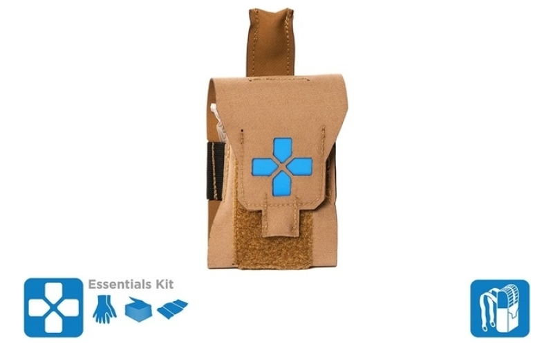 Blue Force Gear Micro trauma kit now!-nano-essential supplies-coyote brown