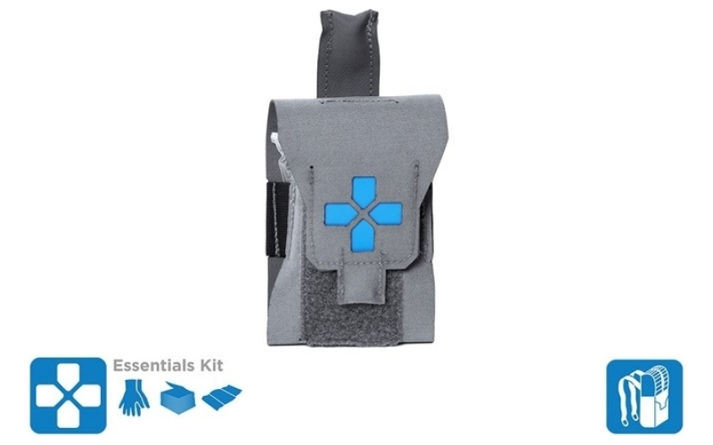 Blue Force Gear Micro trauma kit now!-nano-essential supplies-wolf gray