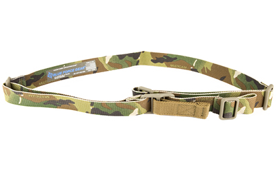 Blue Force Gear Vickers Sling, 2-Point Combat Sling, Multi-Cam, Molded Acetal Adjuster, No Quick Release, Attached with TriGlide instead of Loop Lock VCAS-125-OA-MC