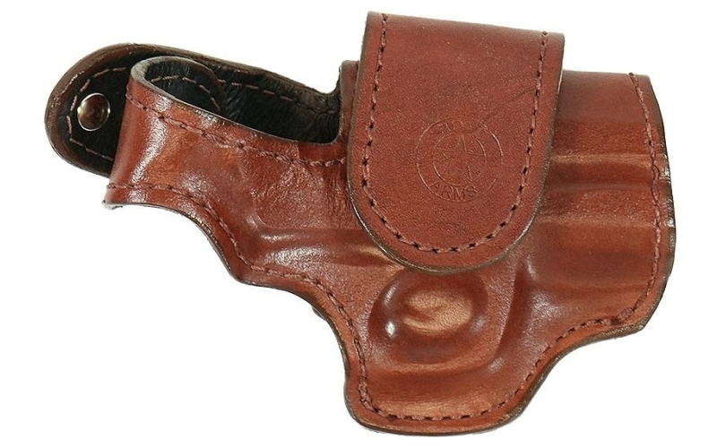 Bond arms leather driving holster rh 3" barrel brown with henna stitching