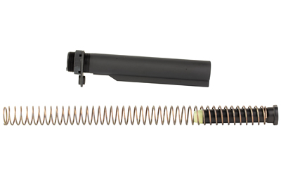 Bravo Company MK2 Recoil Mitigation System, Mod 1, 8 Position Buffer Tube Complete Assembly, Matte Finish, Black, Includes T0 Buffer, M16A4 Rifle Action Spring, MK2 Receiver Extension, QD End Plate, Castle nut, Fits AR Rifles BCM-MK2RMS-M1T0