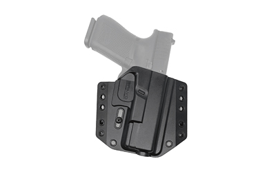 Bravo Concealment BCA, OWB Concealment Holster, 1.5" Belt Loops, Fits Glock 19/19X/23/32/45 Right Hand, Black, Polymer, Does not fit Glock Gen 5 40SW BC10-1001