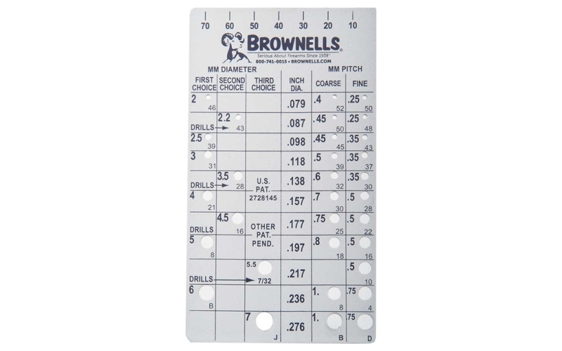 Brownells Metric screw chek'r