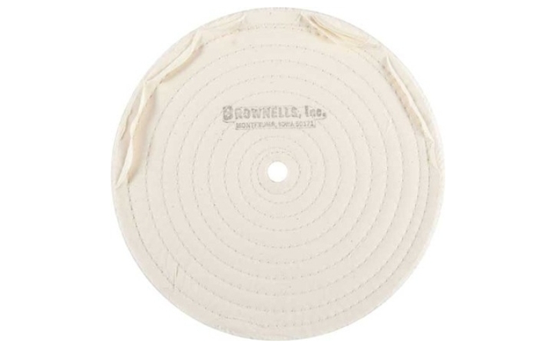 Brownells 8'' stitched muslin wheel 1/2'' arbor