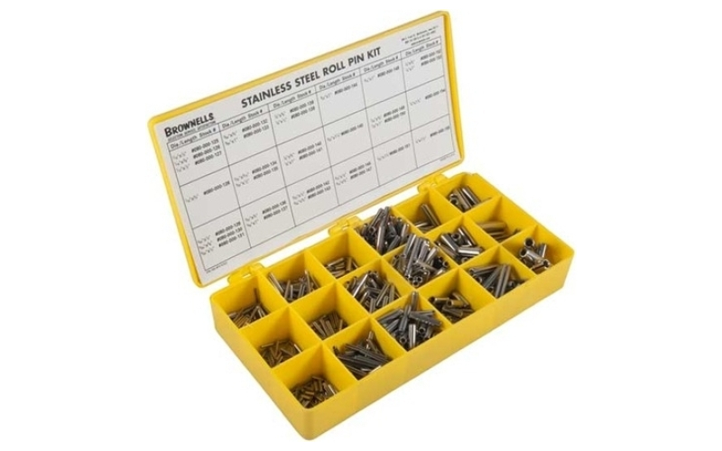 Brownells Stainless steel roll pin kit
