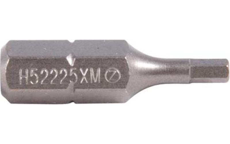 Brownells Metric allen head bit h52225xm-sd=2.5mm allen
