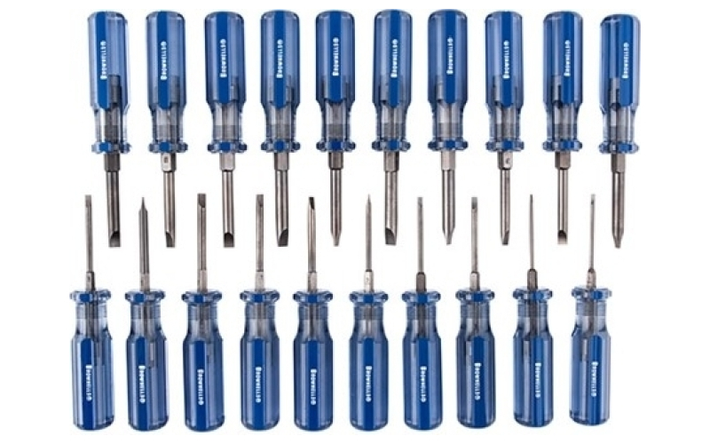 Brownells Fixed-blade gunsmith's screwdriver master set