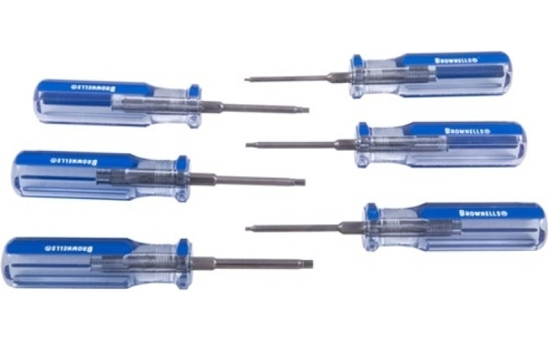 Brownells Allen head fixed-blade screwdriver set