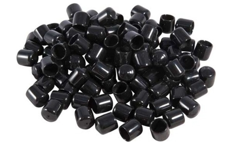 Brownells 3/8'' (9.5mm) black vinyl tube cap 100 pack