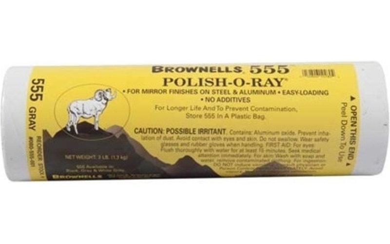 Brownells 555 gray polish-o-ray