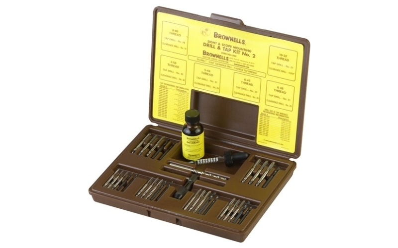 Brownells Drill and tap kit no. 2