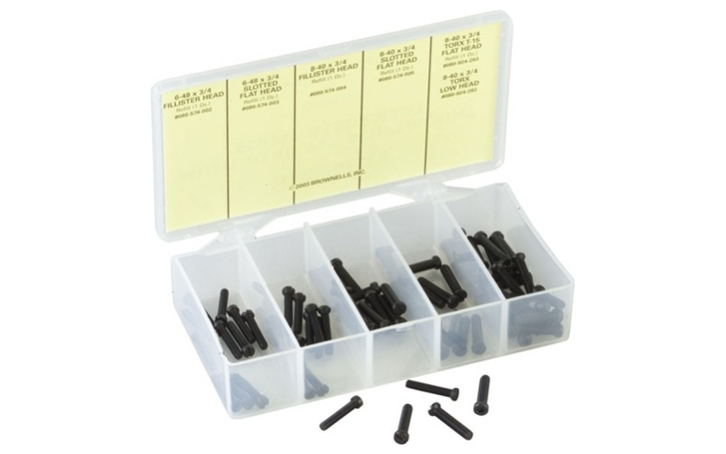 Brownells 6-48 & 8-40 long screw kit