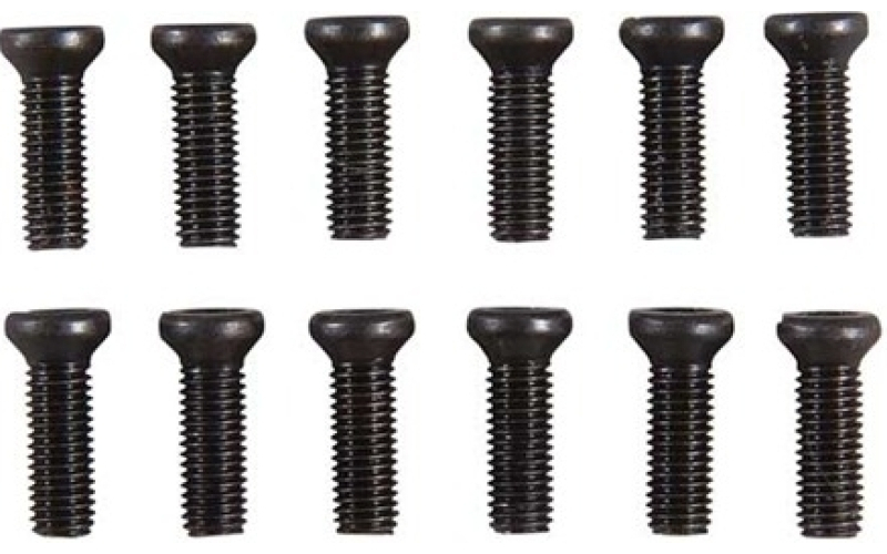 Brownells 6-48x3/8'' weaver oval socket screws for weaver base 12pk