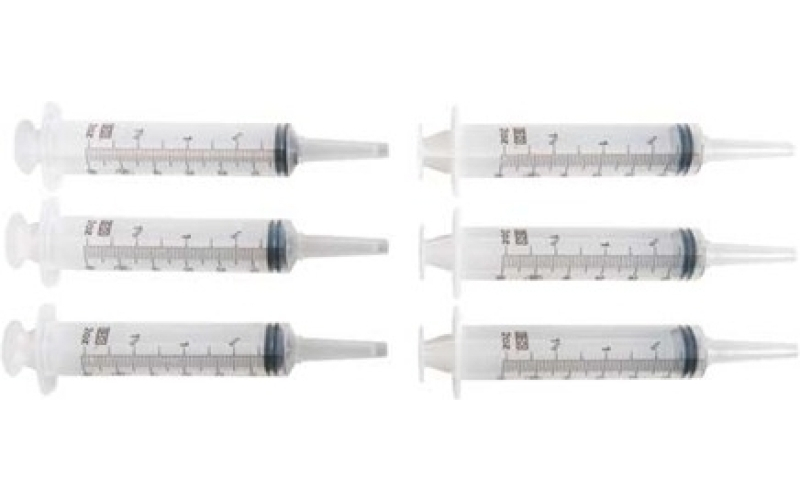 Brownells Re-usable syringe 50cc 6 pack