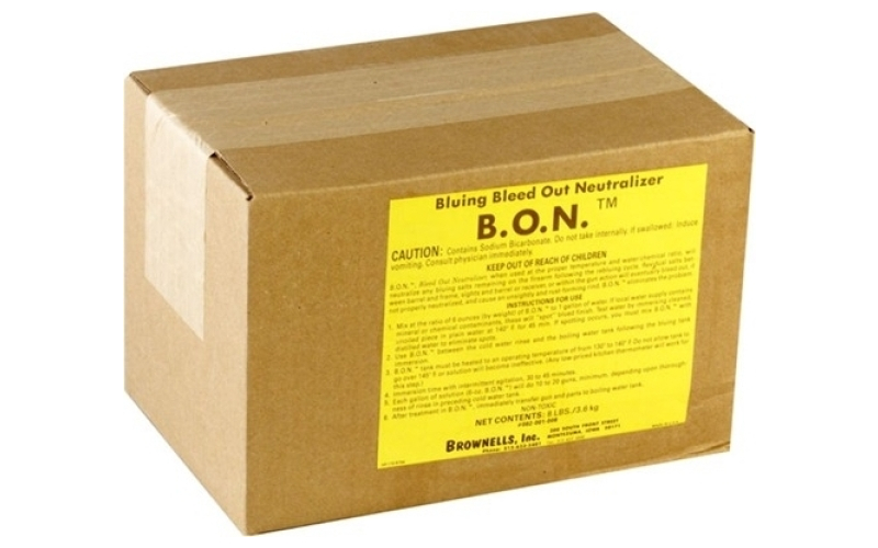 Brownells B.o.n. crystals bleed-out neutralizer 8lbs