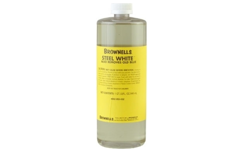 Brownells Steel white rust & blue remover 1 quart (32oz)
