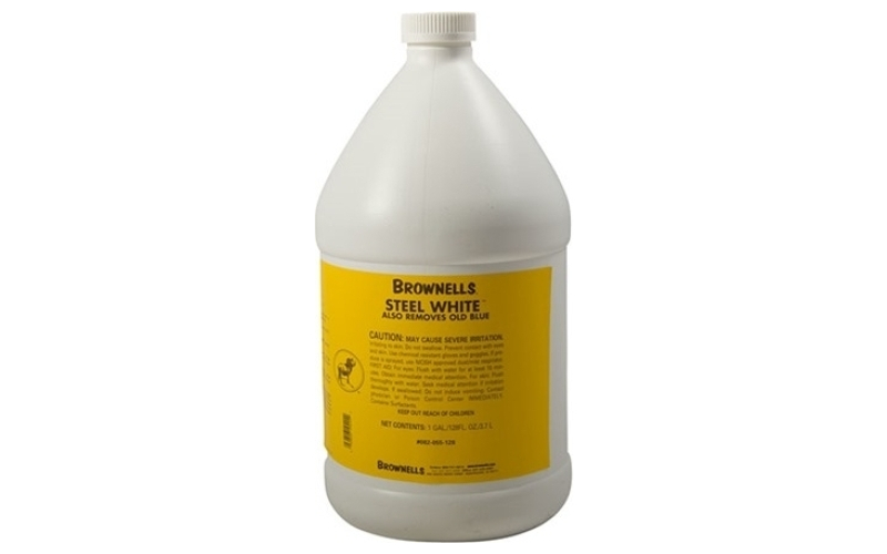 Brownells Steel white blue & rust remover 1 gallon (128oz)