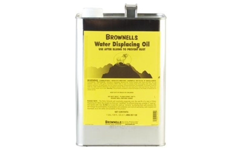 Brownells Water displacing oil   after-bluing   rust prevension 1 gal
