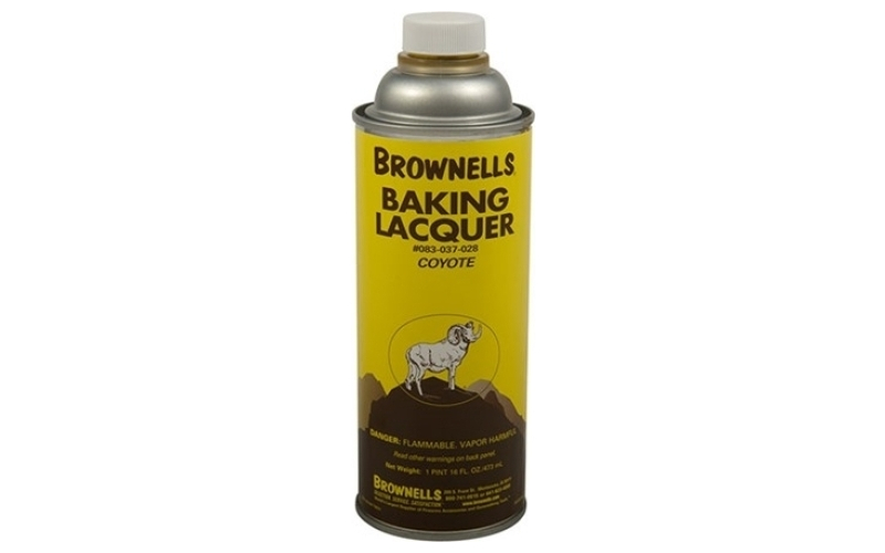 Brownells 16 oz. coyote brown baking lacquer