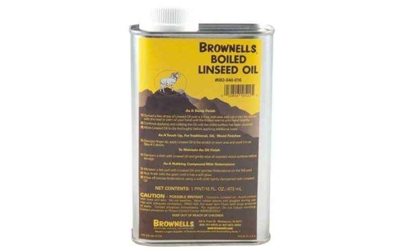 Brownells Boiled linseed oil 1 pint
