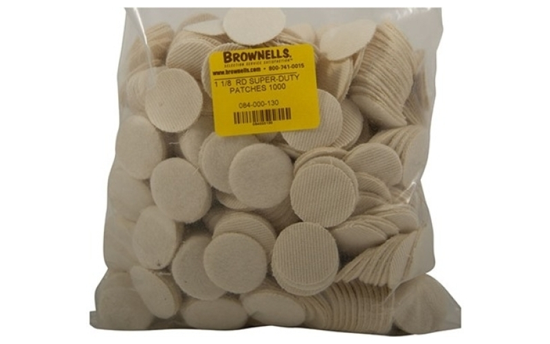 Brownells Round fits 1-1/8'' .25-.284 cal. 1000 pak