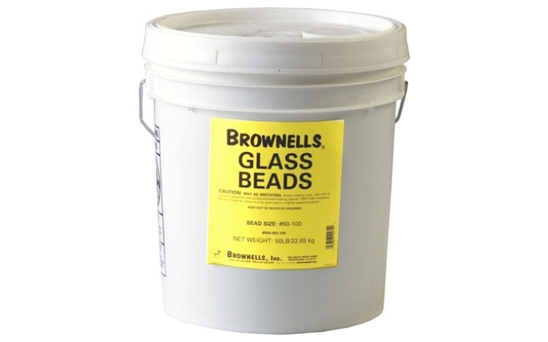 Brownells #60-100 glass beads 50lbs