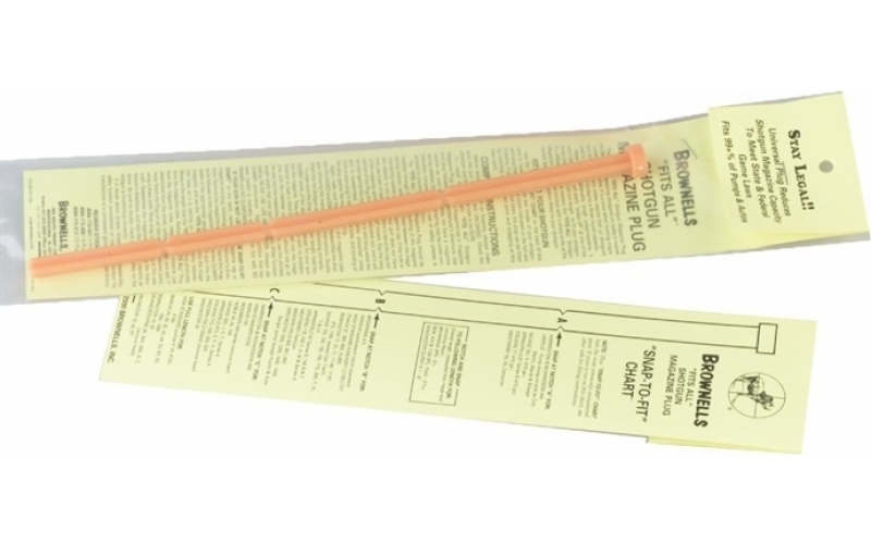 Brownells ''fits-all'' shotgun magazine plug 1 pack