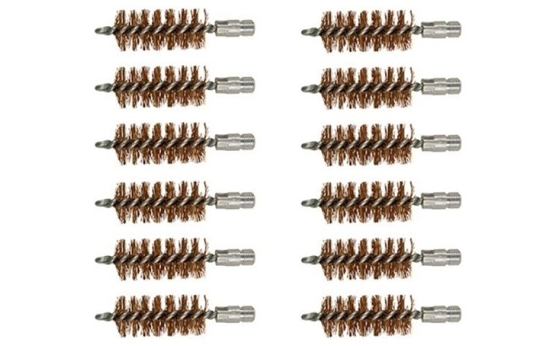 Brownells 16 gauge double-tuff bronze shotgun brush 12 pack