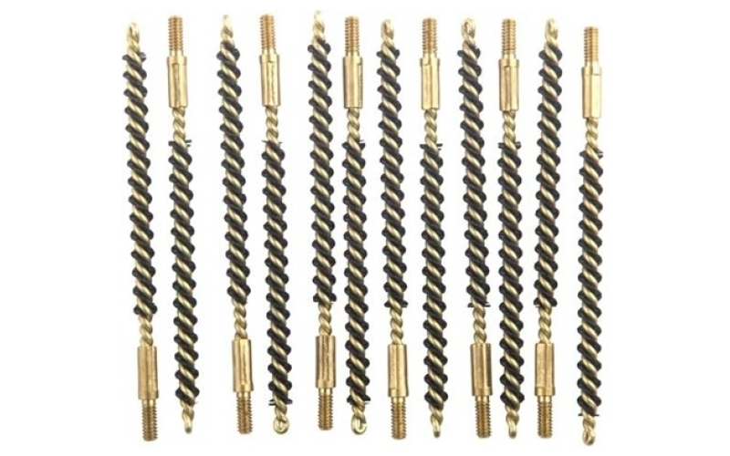 Brownells 17 caliber 5-40m nylon rifle brush 12/pack