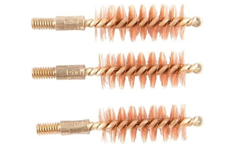 Brownells 44/45 caliber ''special line'' brass pistol brush 3 pack