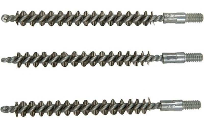 Brownells 243/25 caliber standard line stainless rifle brush 3 pack