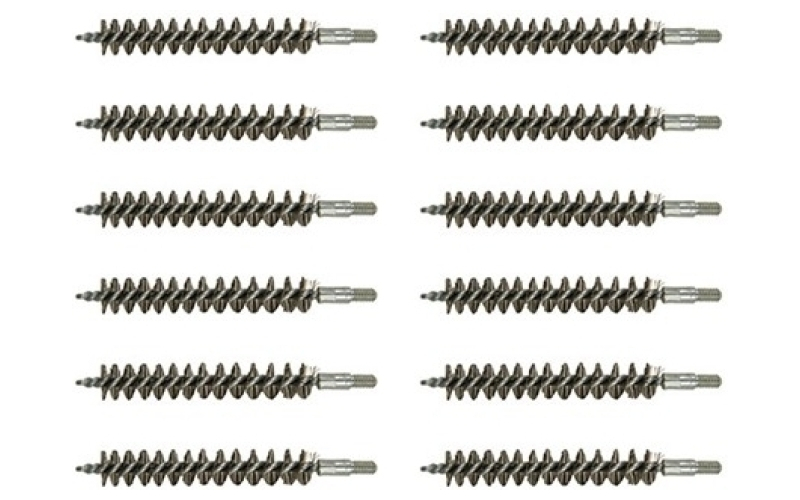 Brownells 35/38 spl/357 cal standard line stainless rifle brush 12pk