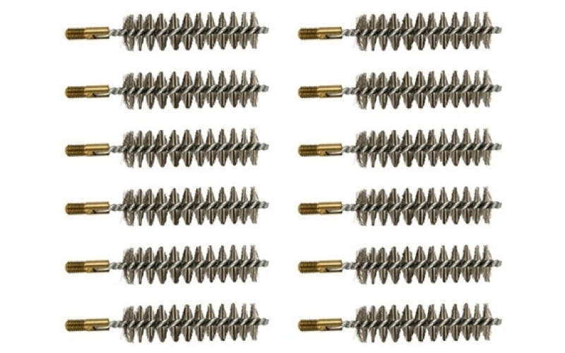 Brownells 54 caliber standard line stainless rifle brush 12 pack