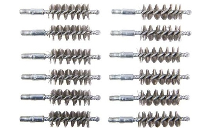 Brownells 10mm, 40/41 cal standard line stainless pistol brush 12pk