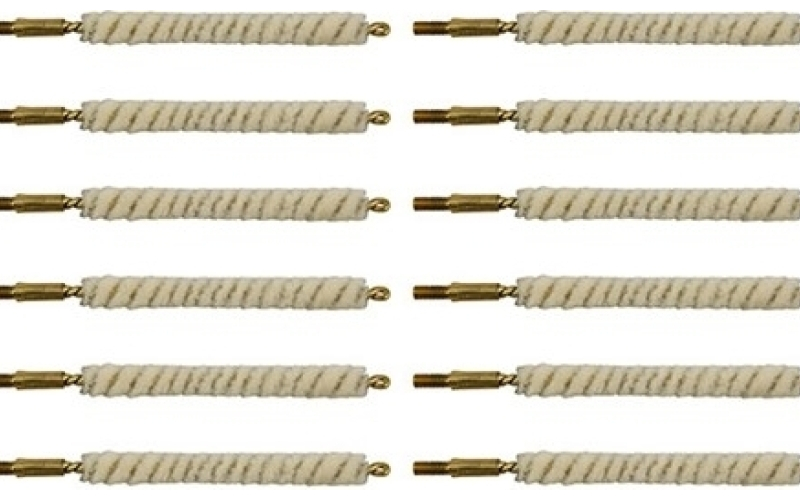 Brownells 17 caliber wool bore mop 12 pack