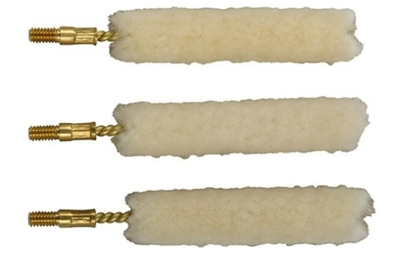 Brownells 10mm, 40 caliber wool bore mop 3 pack