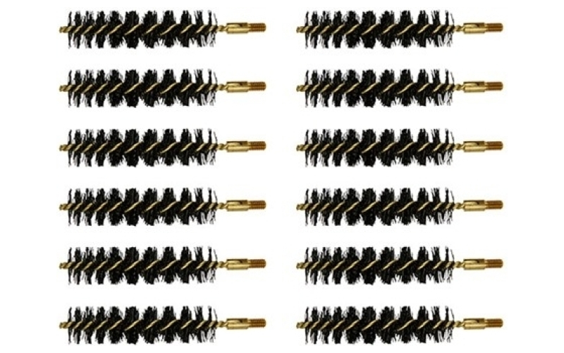 Brownells 58 caliber 8-32m nylon black powder brush 12/pack
