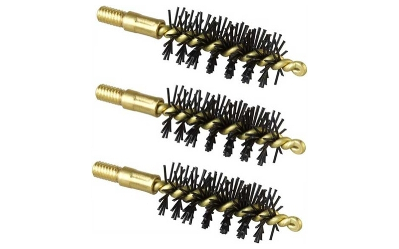 Brownells 22 caliber heavy weight nylon pistol brush 3 pack