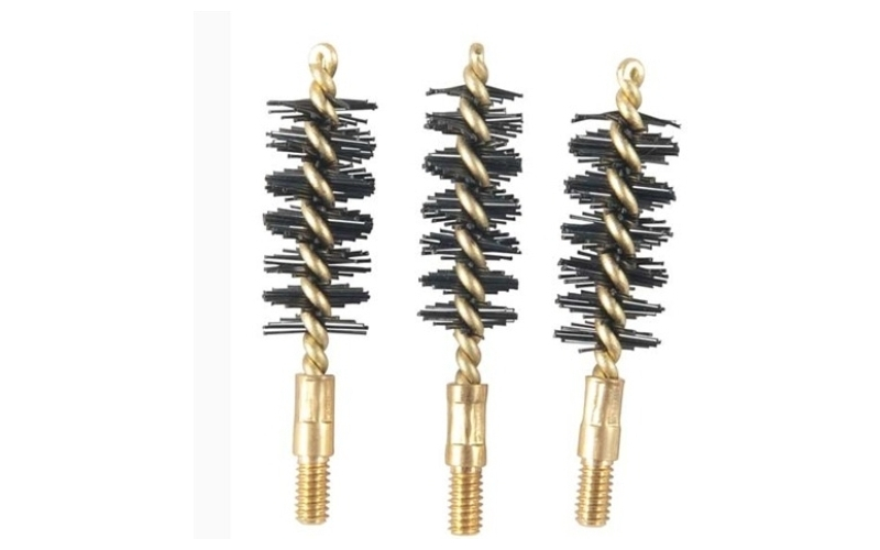 Brownells 10mm, 40/41 caliber heavy weight nylon pistol brush 3 pack