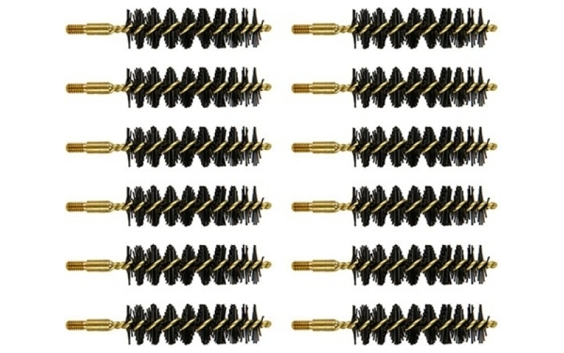 Brownells 58 cal black powder heavy weight nylon rifle brush 12pk