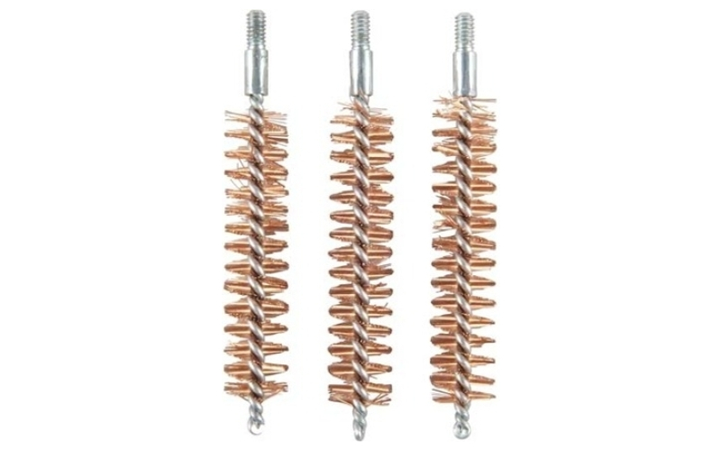Brownells Medium general purpose bronze chamber brush 3 pack