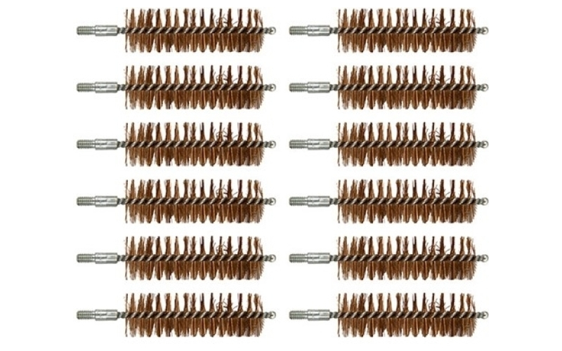 Brownells 20 gauge bronze chamber brush 8-32 thread 12 pack
