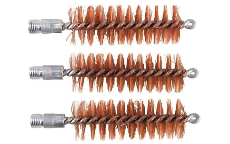 Brownells 12 gauge bronze chamber brush 5/16''-27 thread 3 pack